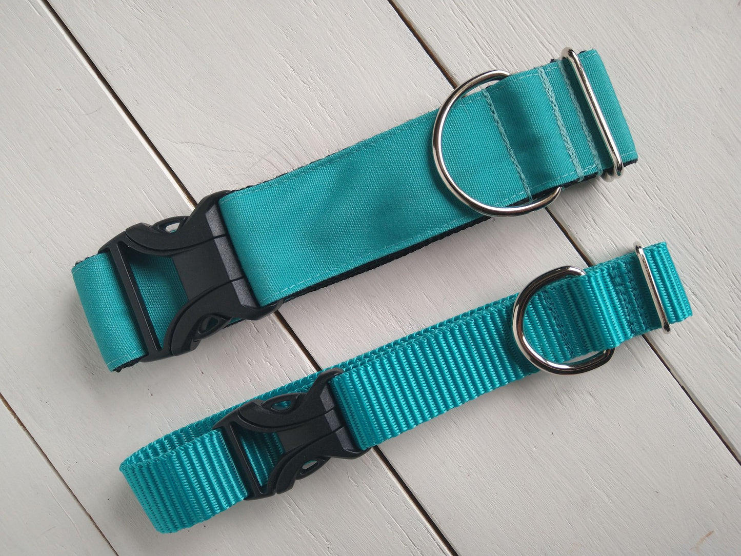 Western Teal Geo Dog Collar