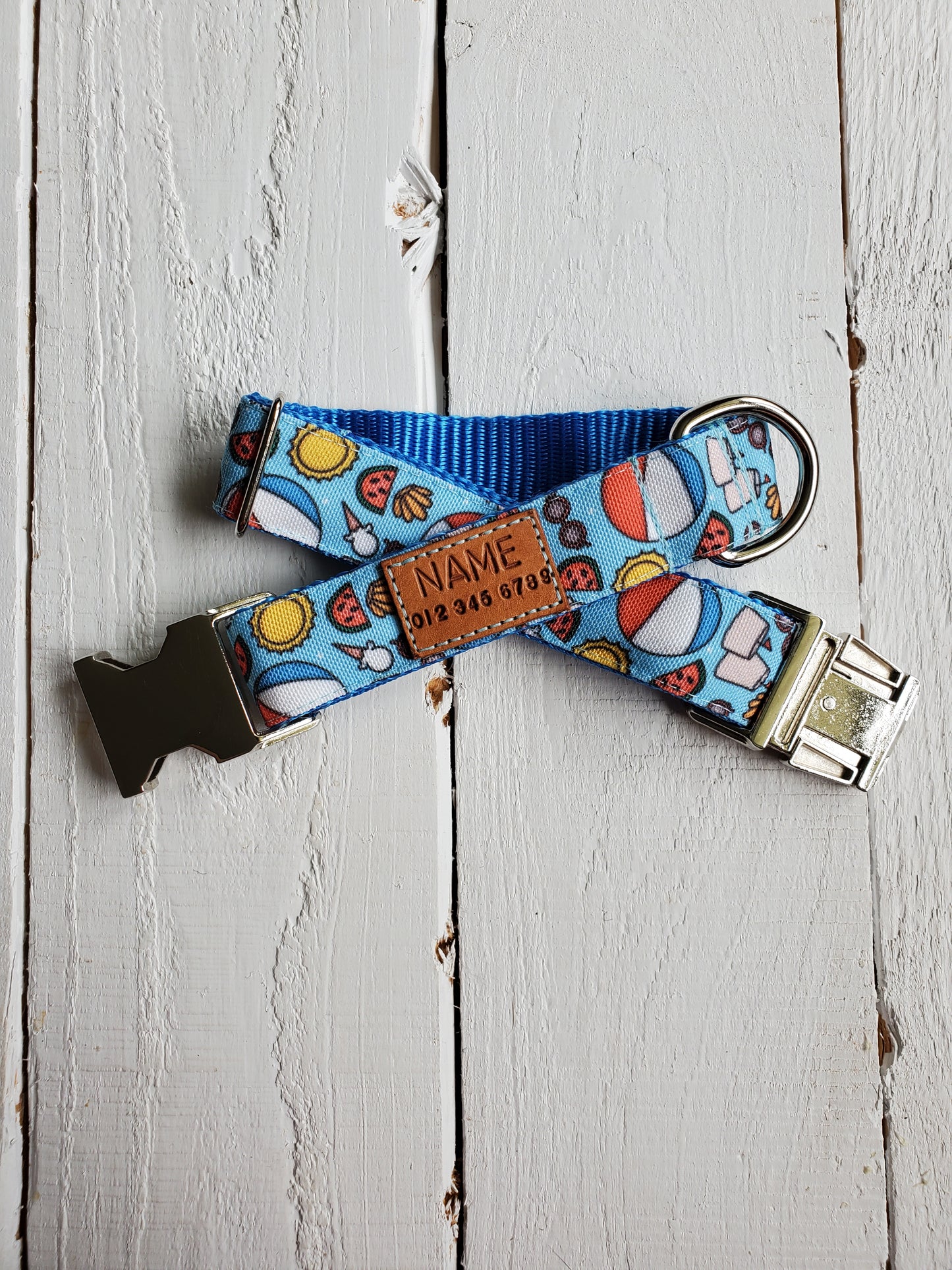 Beach Vibes Dog Collar