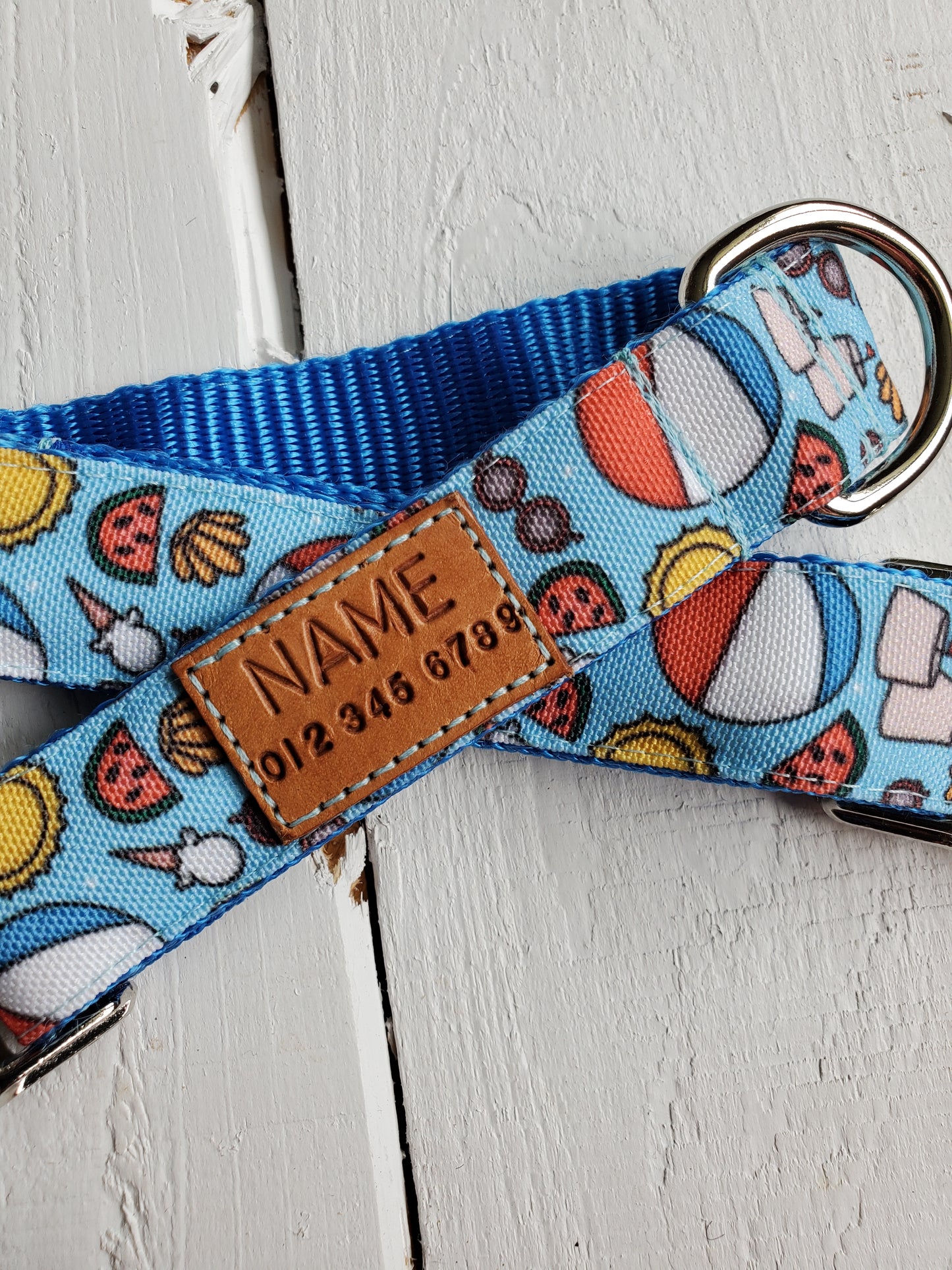 Beach Vibes Dog Collar