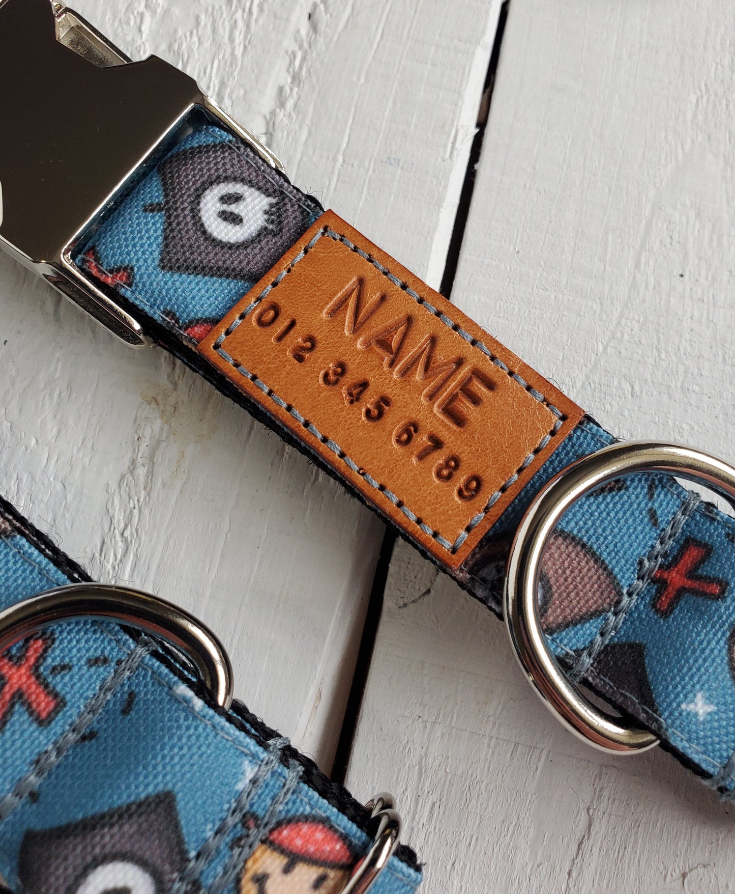 Pirate Smiles Dog Collar