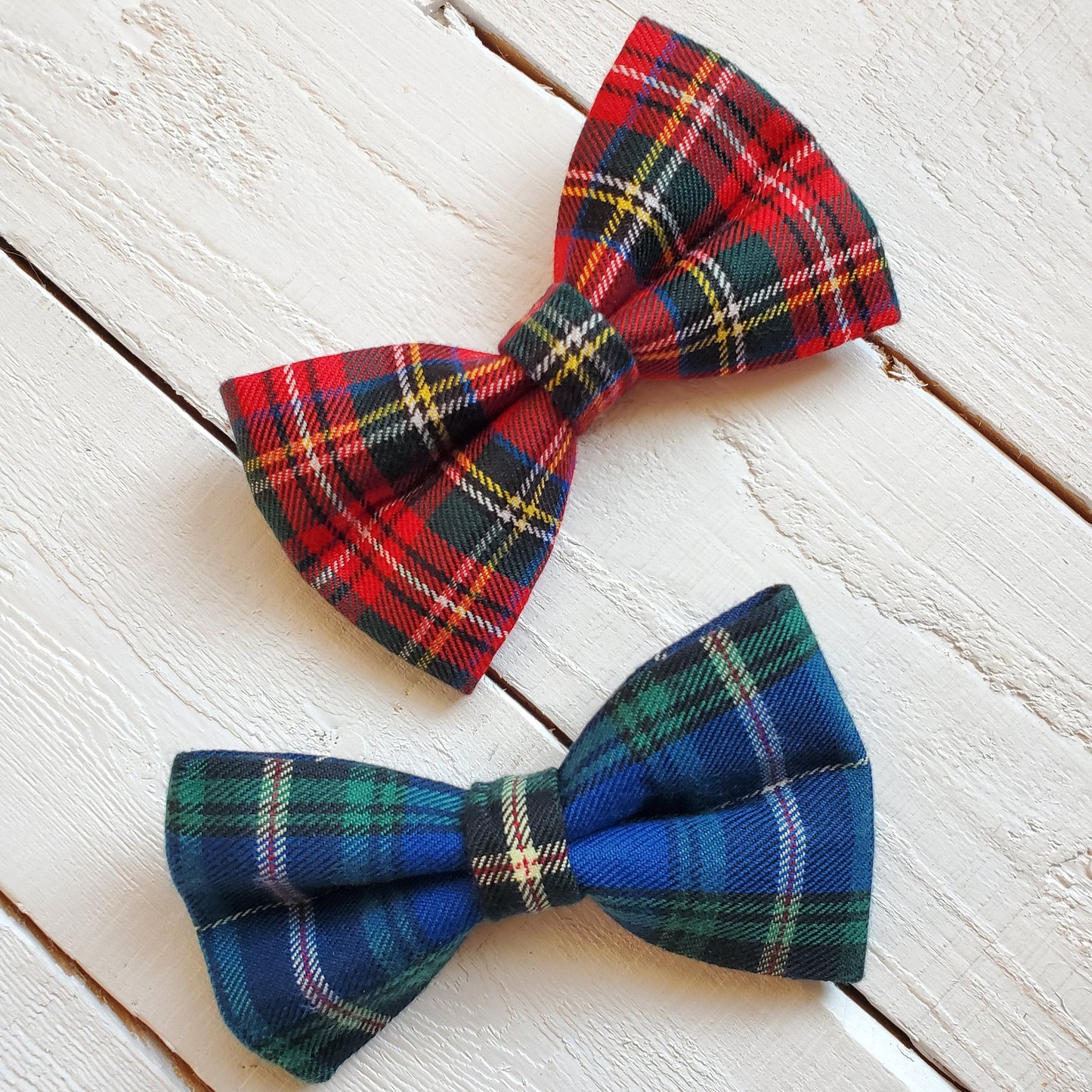 Tartan Over-The-Collar Bowties