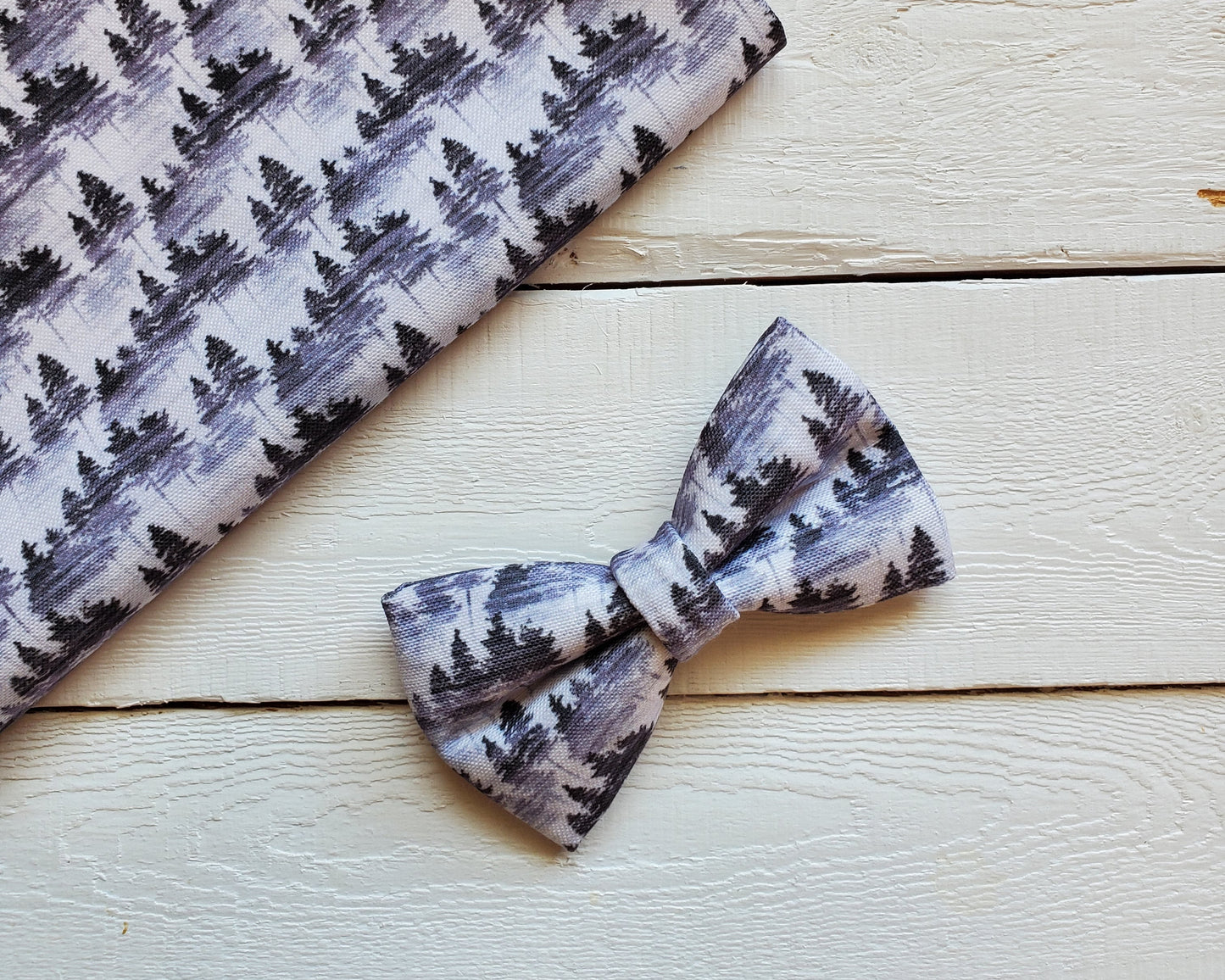 Forest Mist Over-the-collar Bowtie