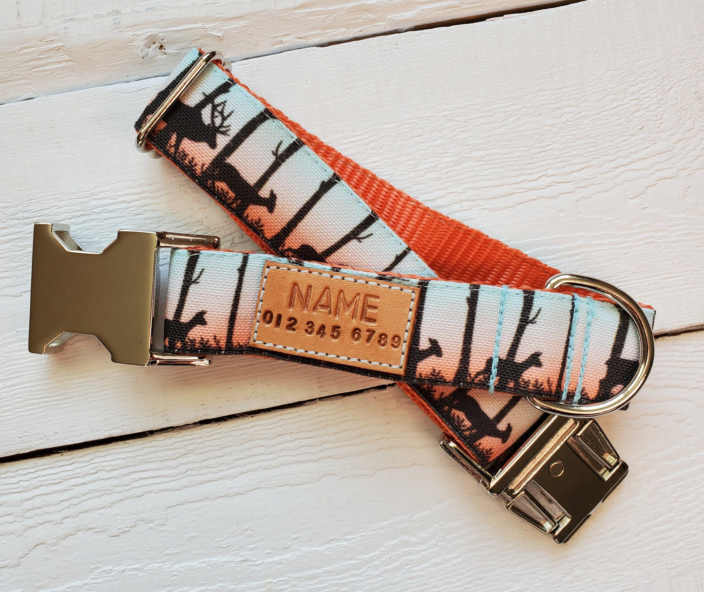 Deer at Dusk Dog Collar