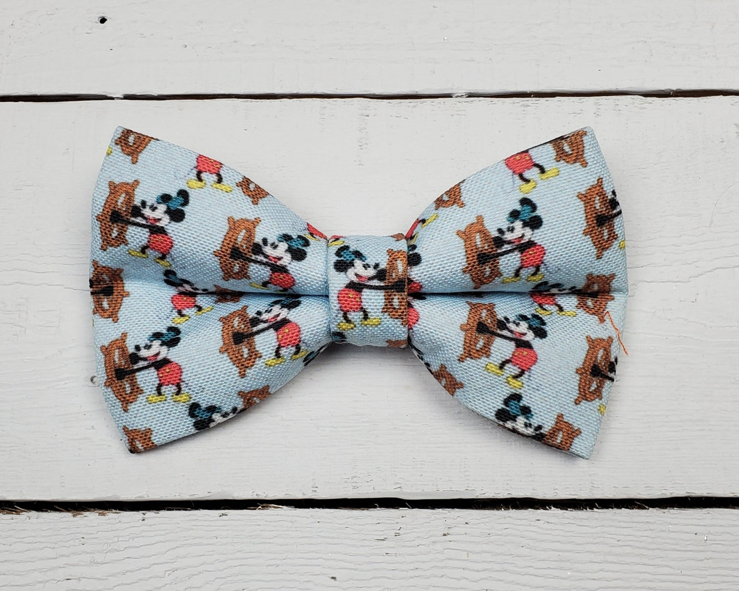 Steamboat Mickey Mouse Over-the-collar Bowtie