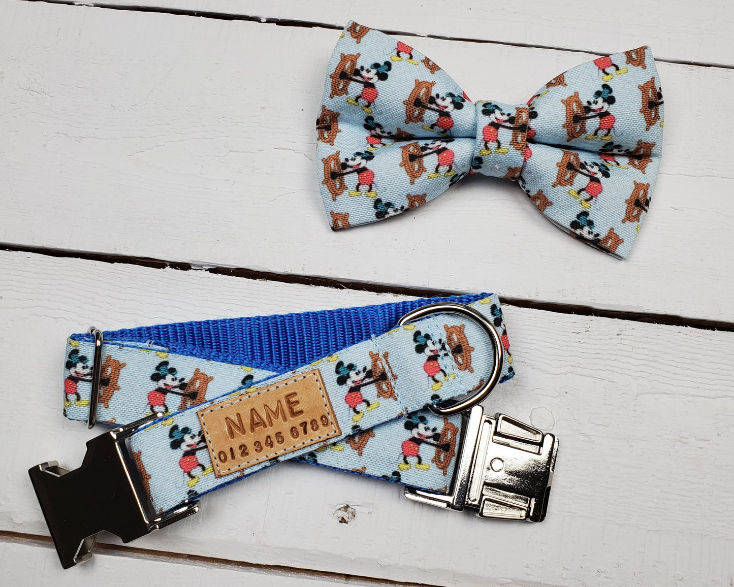 Steamboat Mickey Mouse Over-the-collar Bowtie
