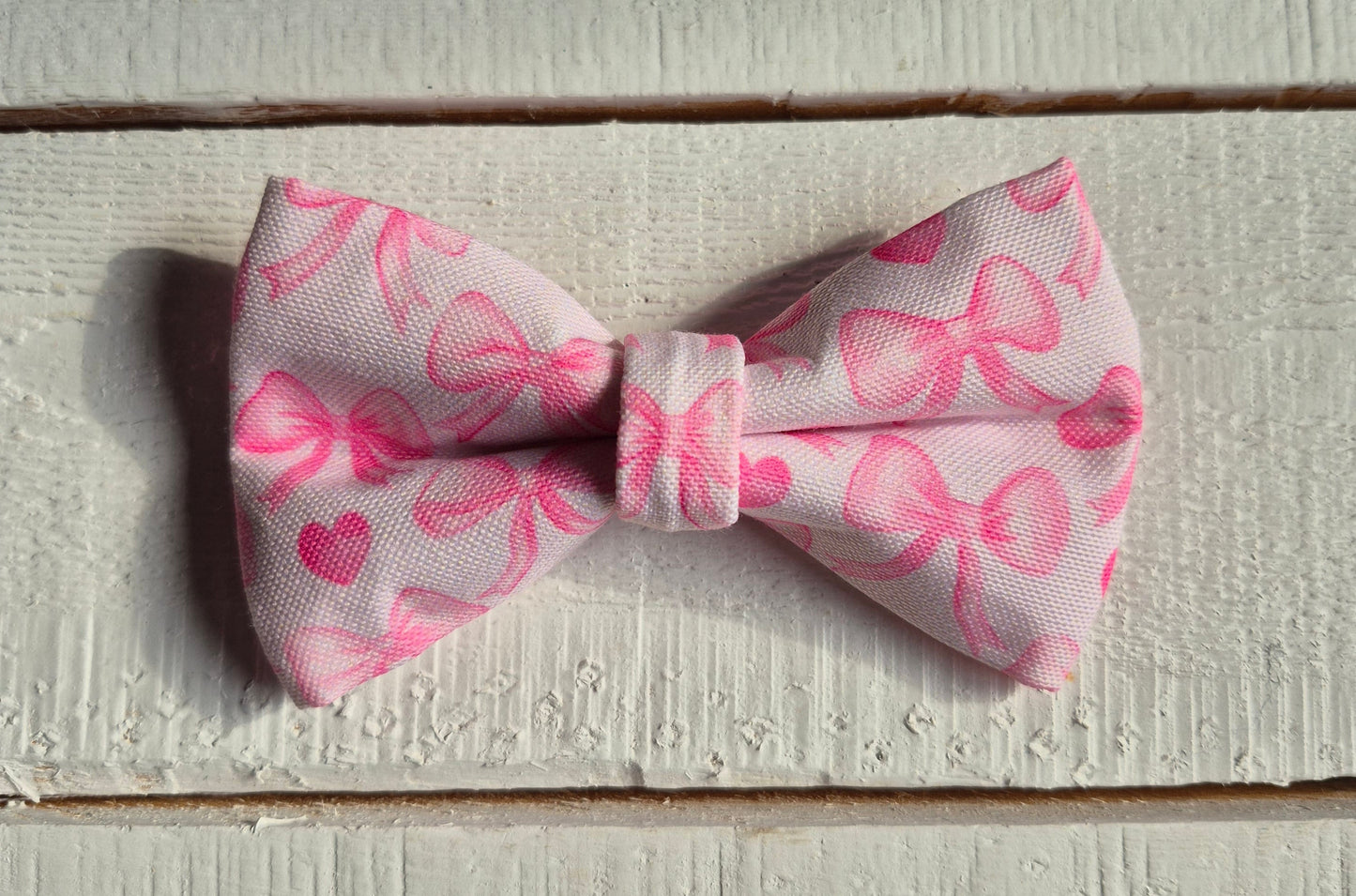 Pink Bows Over-the-collar Bowtie