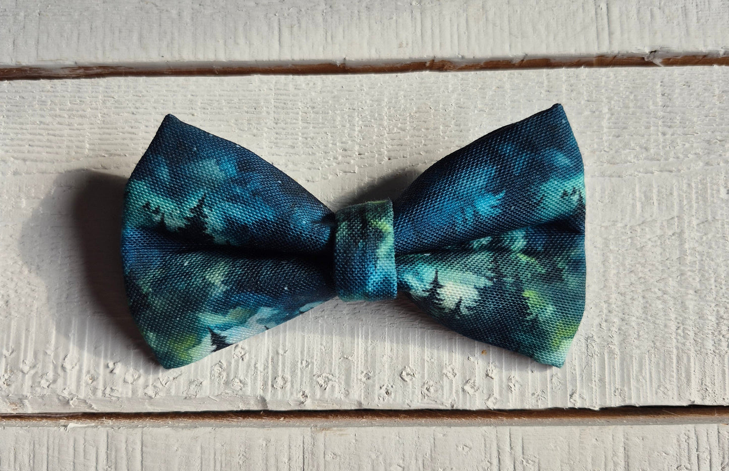Teal Waterproof Forest Over-the-collar Bow