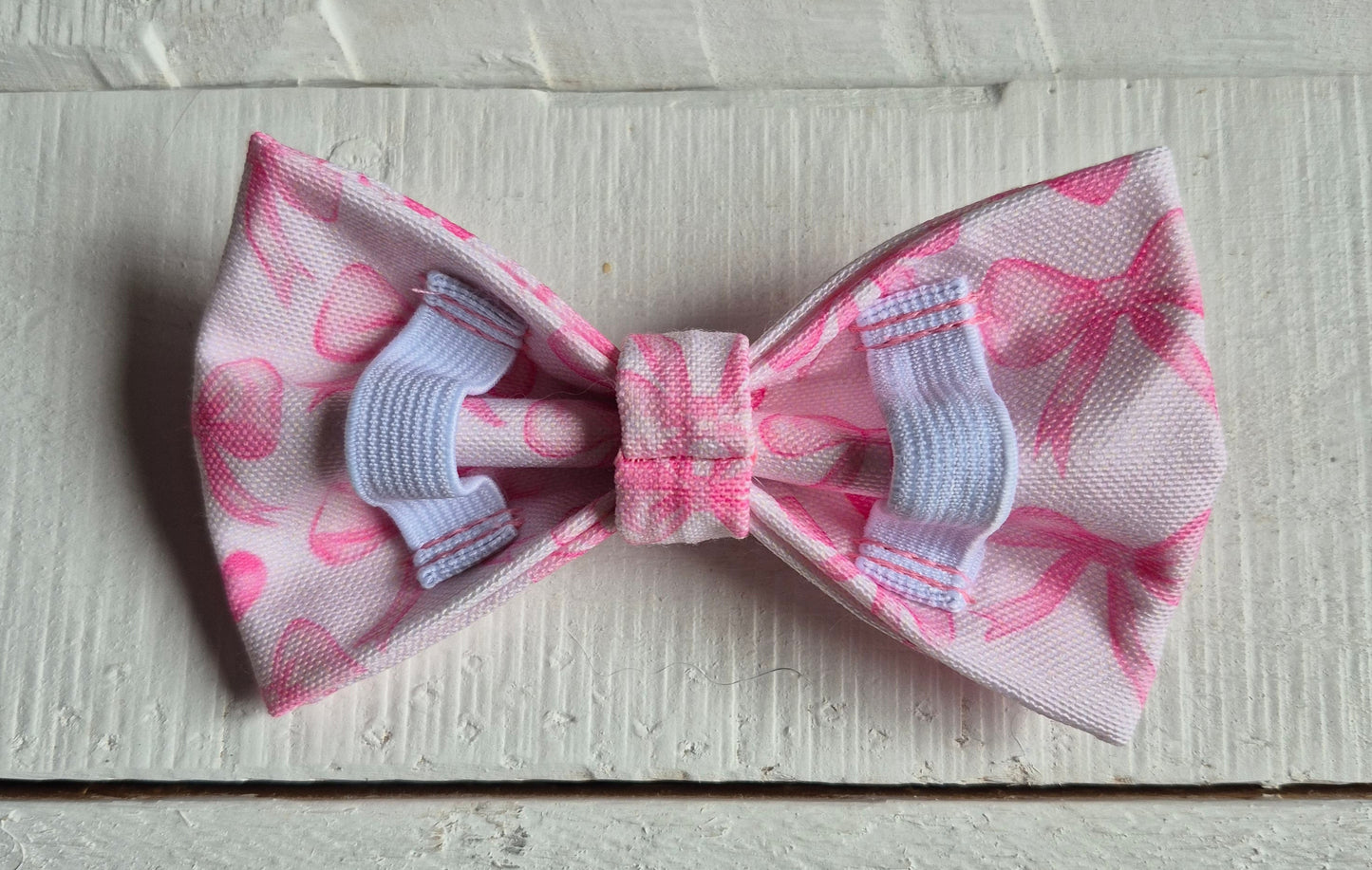 Pink Bows Over-the-collar Bowtie