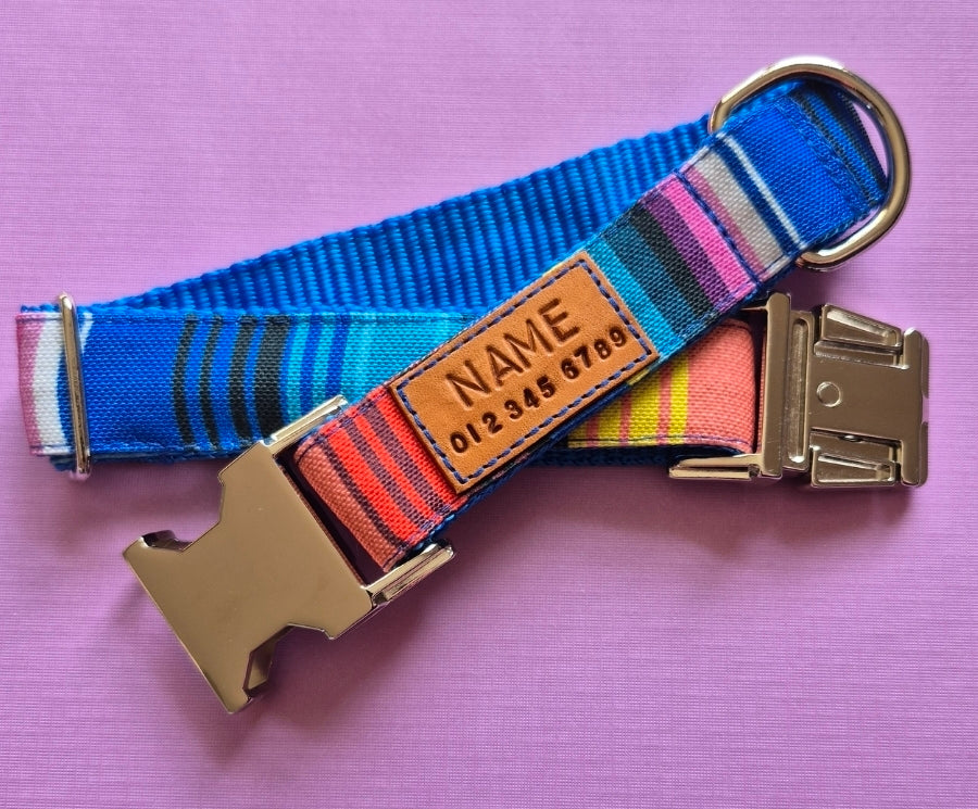 Fiesta Stripes Dog Collar
