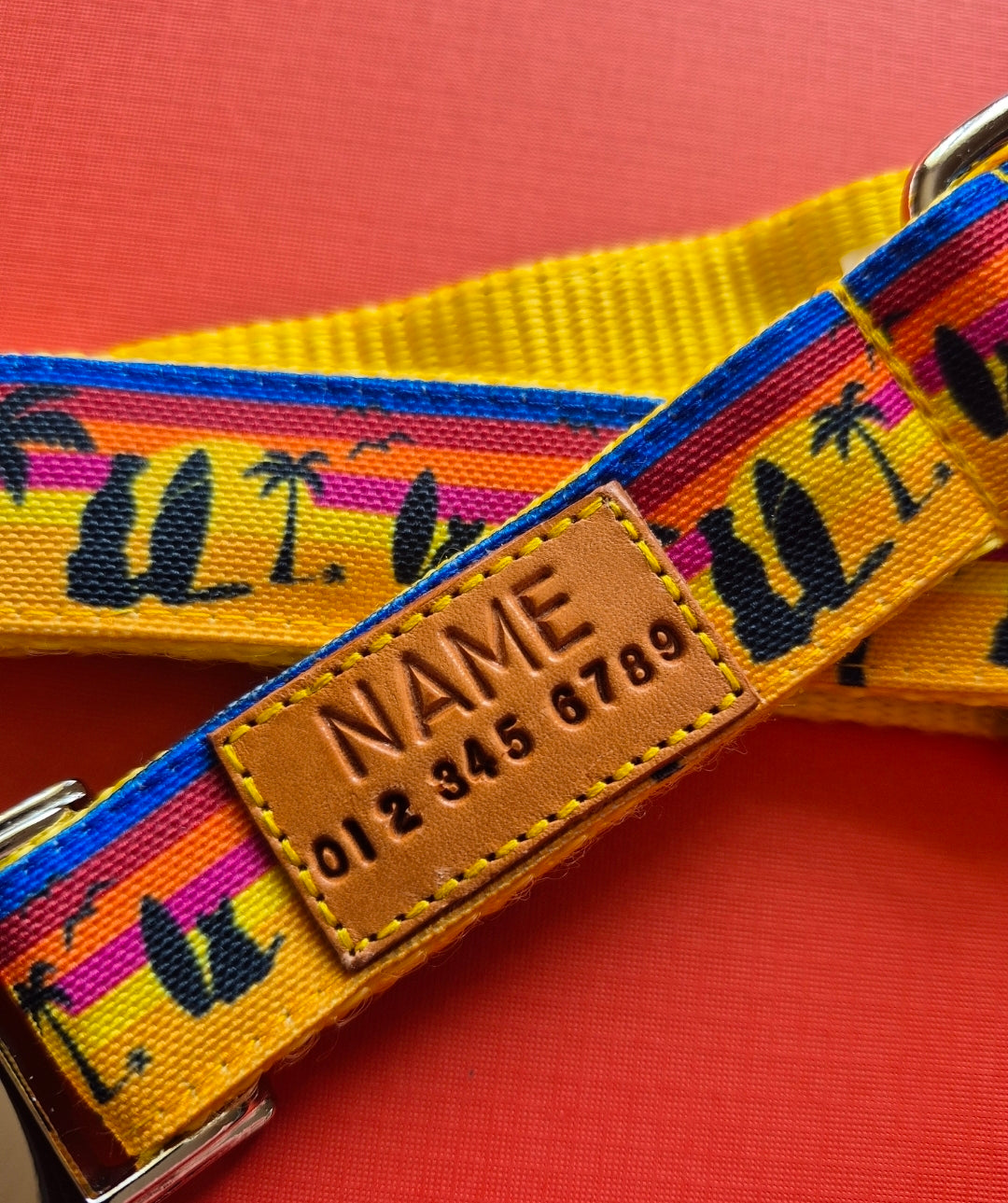 Sunset Surf Dog Collar