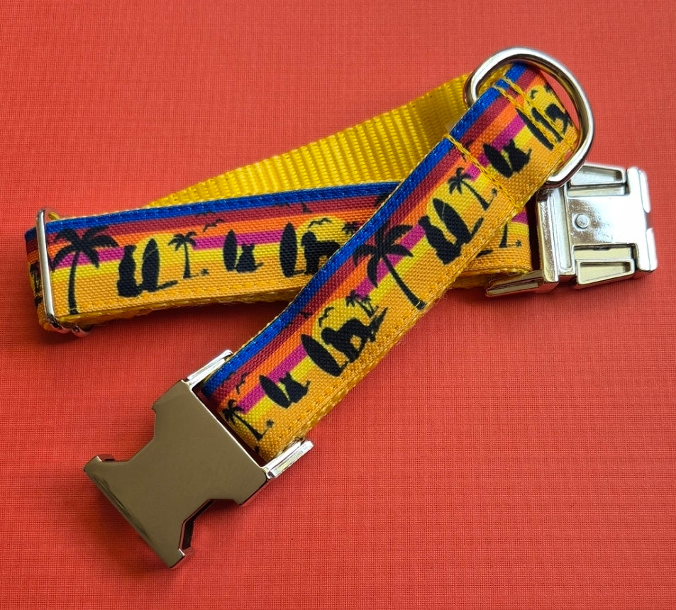 Sunset Surf Dog Collar