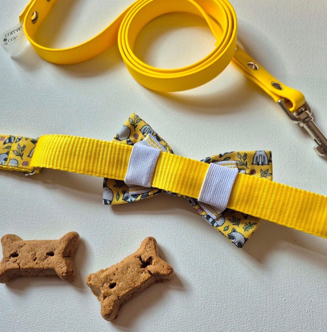 Little Racoons Over-the-collar Bow