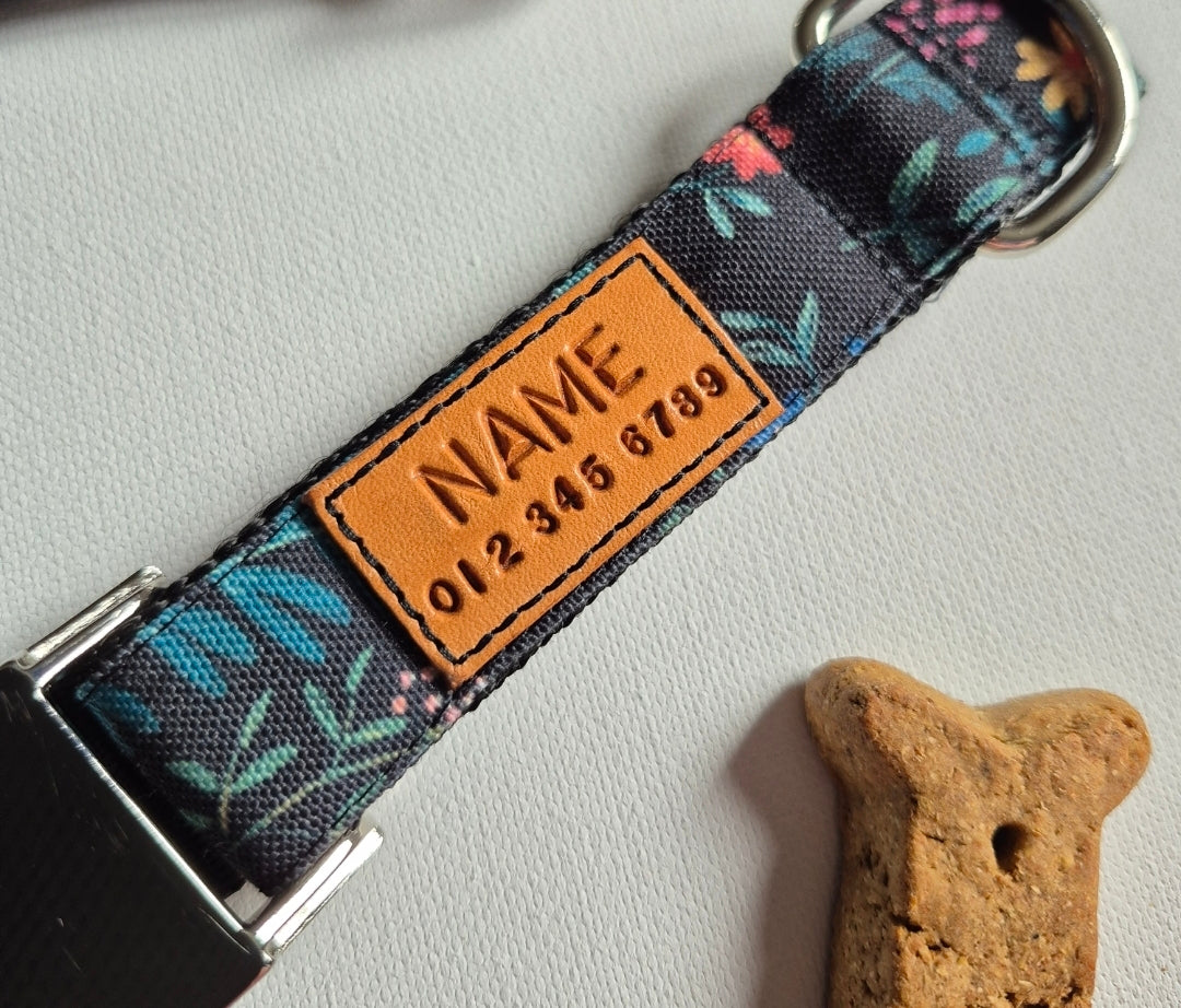 Midnight Garden Dog Collar