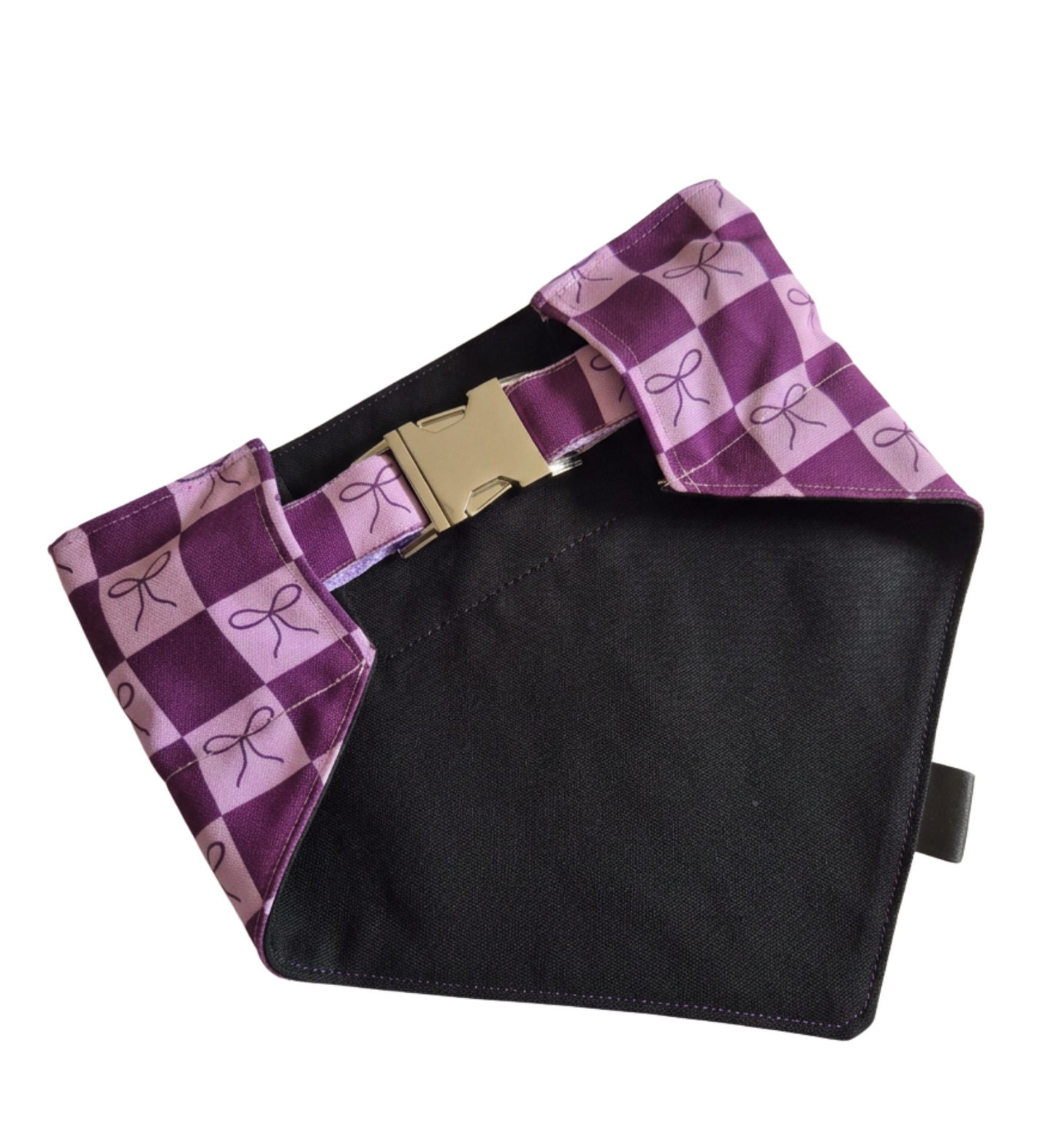 Purple Bows Slip-On Bandana