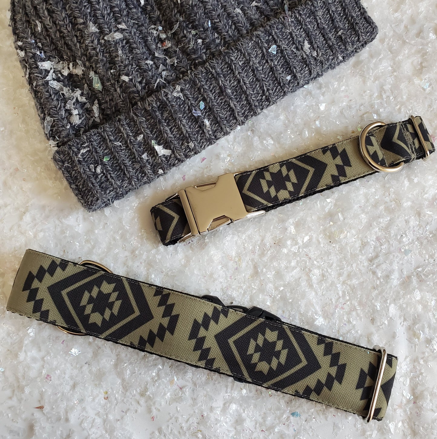Sage Aztec Dog Collar