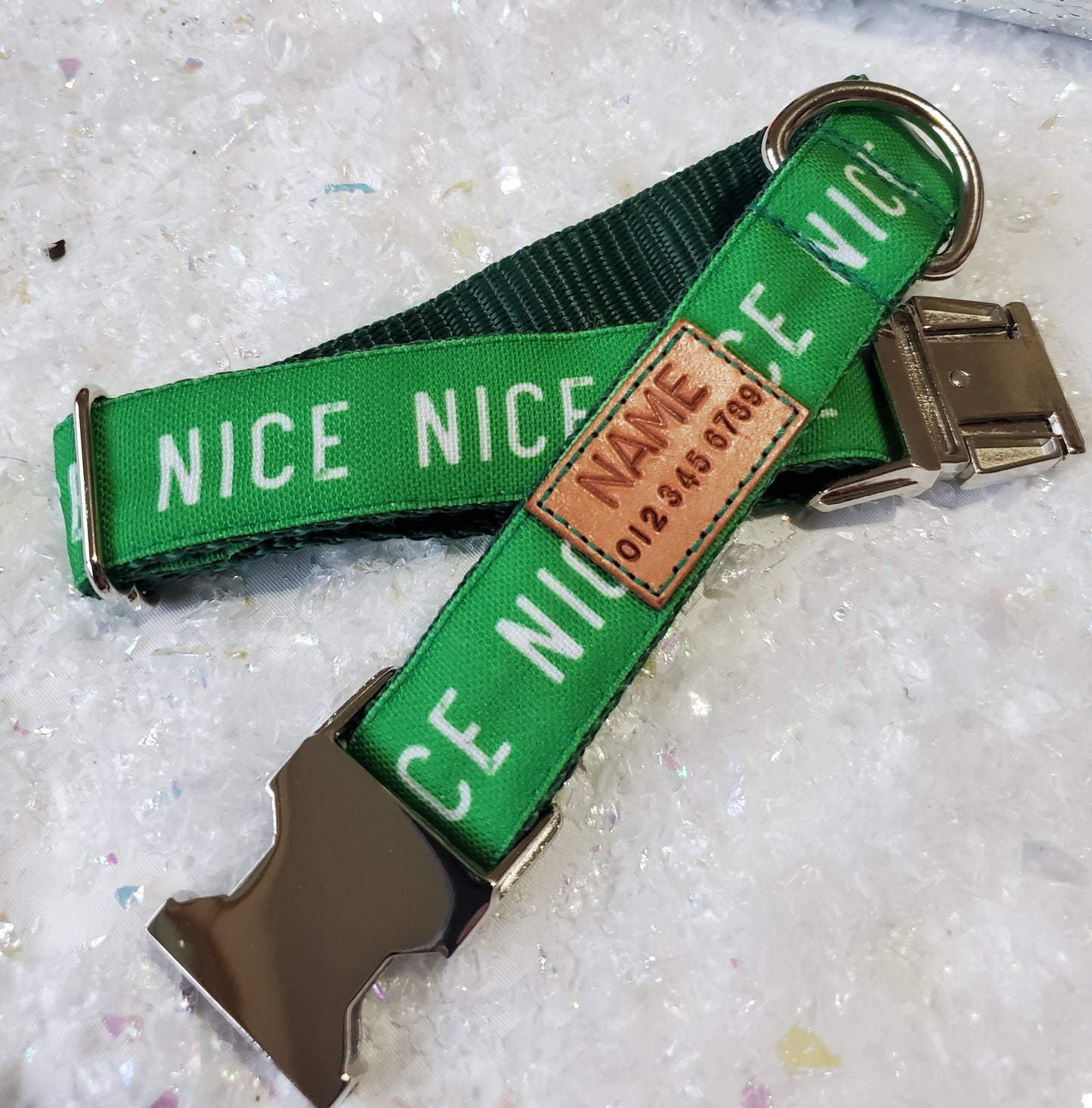 I've Been Nice Dog Collar