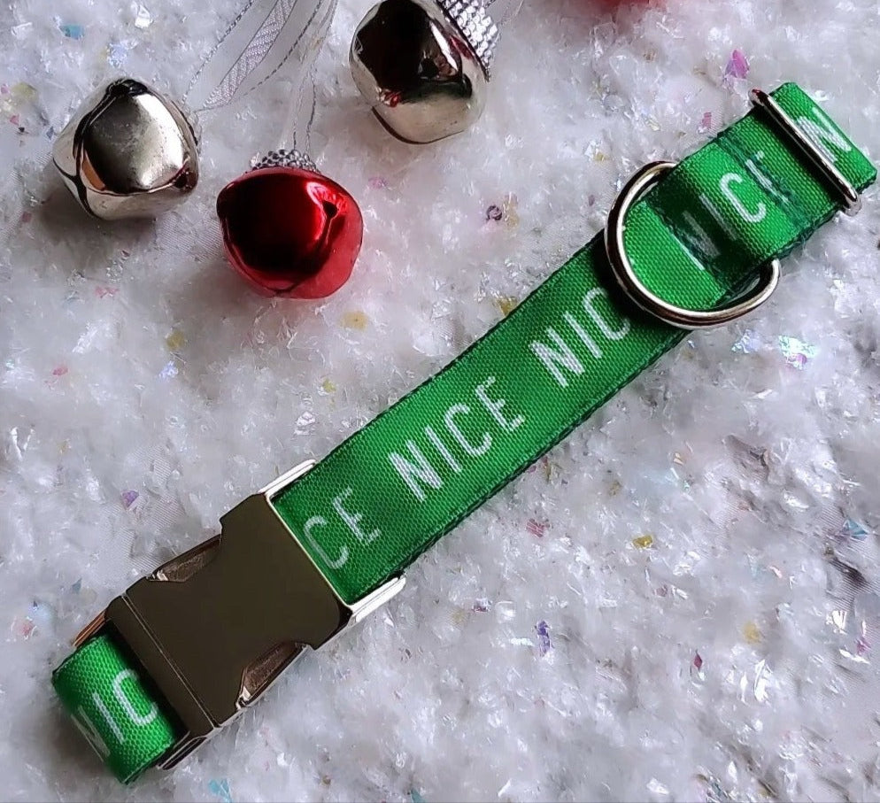 I've Been Nice Dog Collar