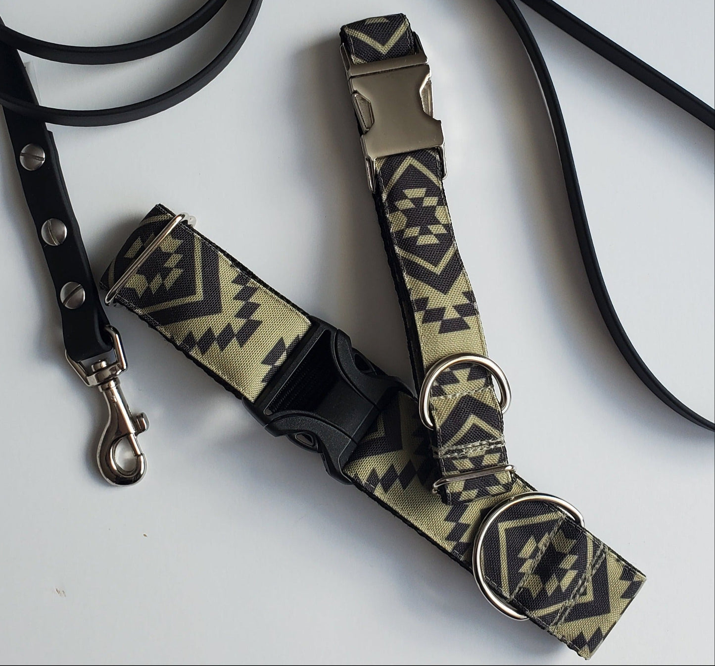 Sage Aztec Dog Collar