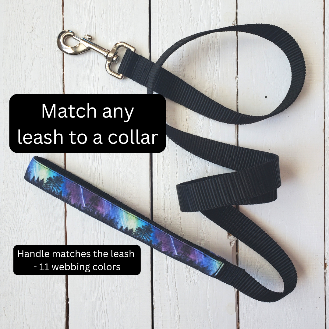 5ft Leash - Handle Matches Any Collar