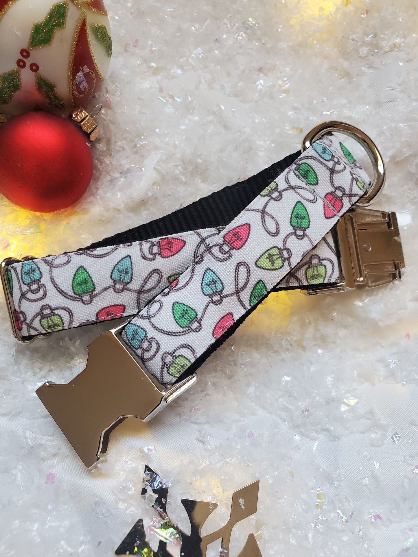 Colored Lights Dog Collar
