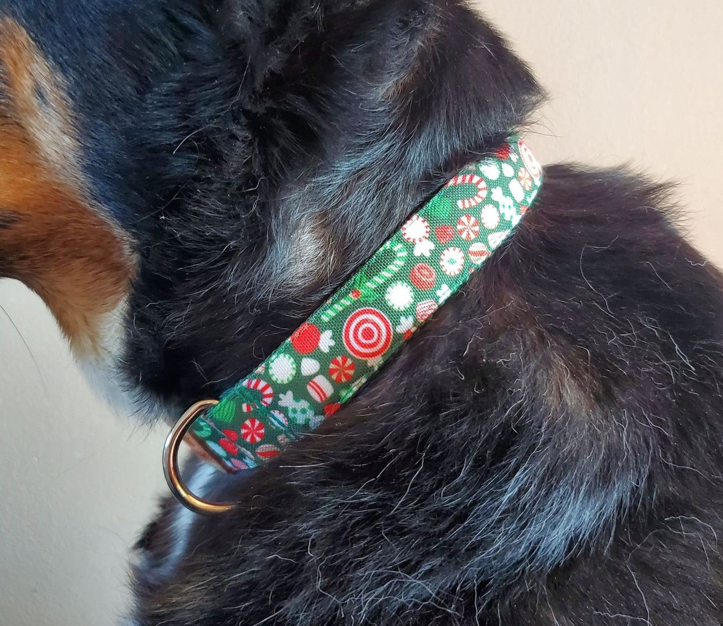 Holiday Candy Dog Collar