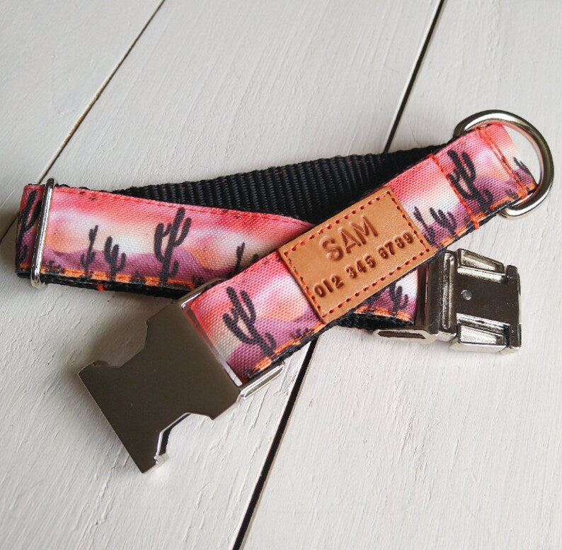 Canyon Sunset Dog Collar