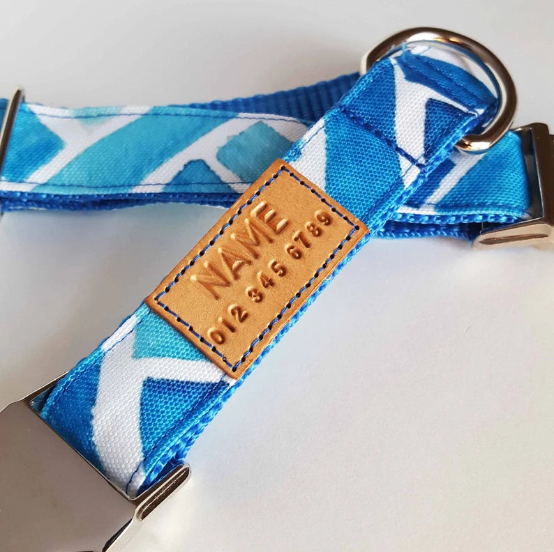 Blue Water Dog Collar