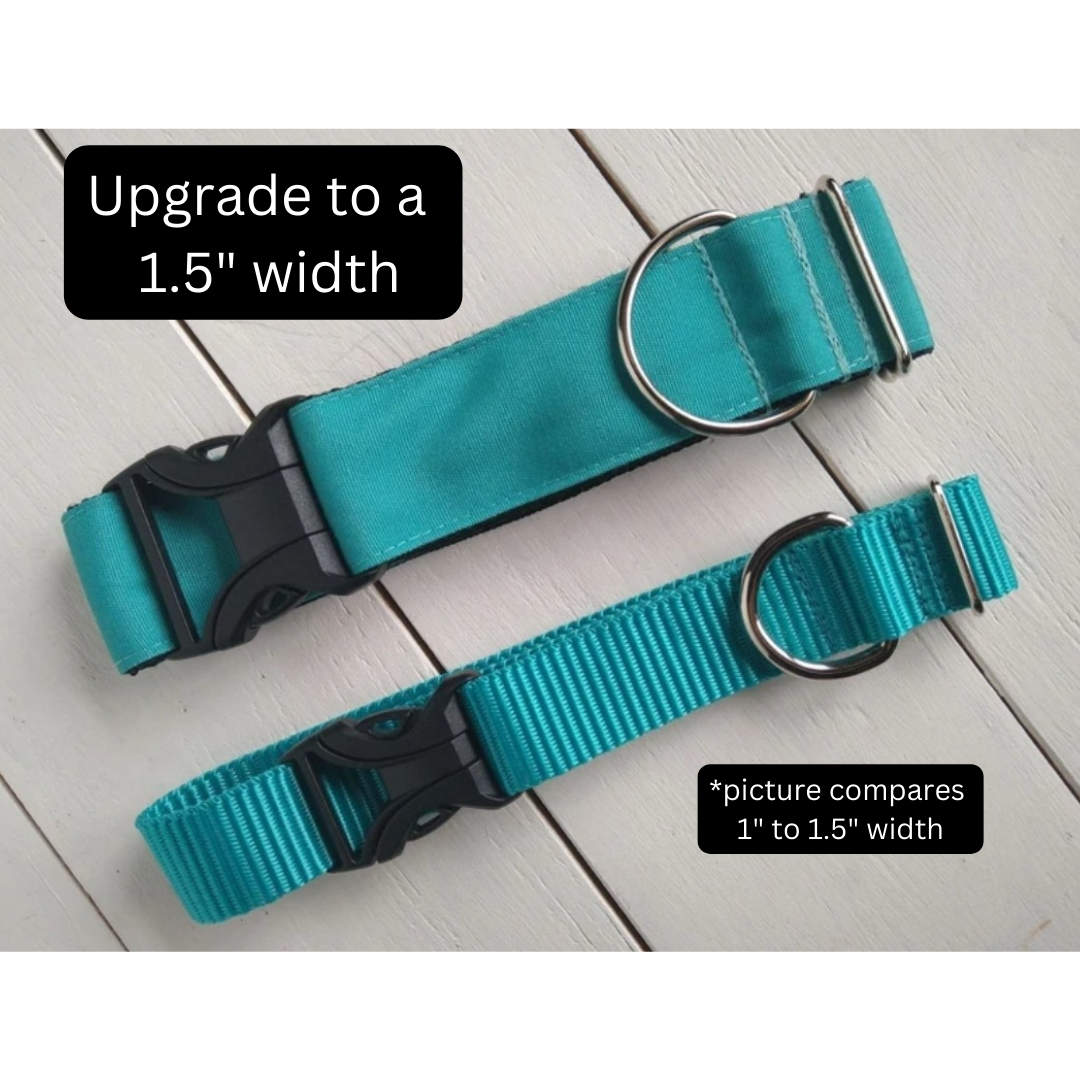 1.5 inch wide nylon clearance dog collars