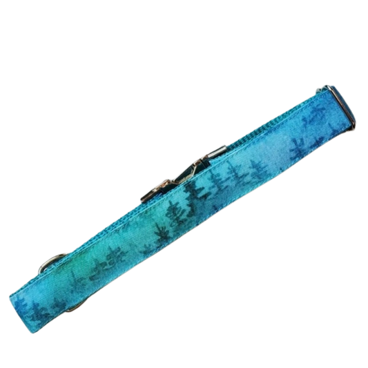 Aqua Forest Dog Collar