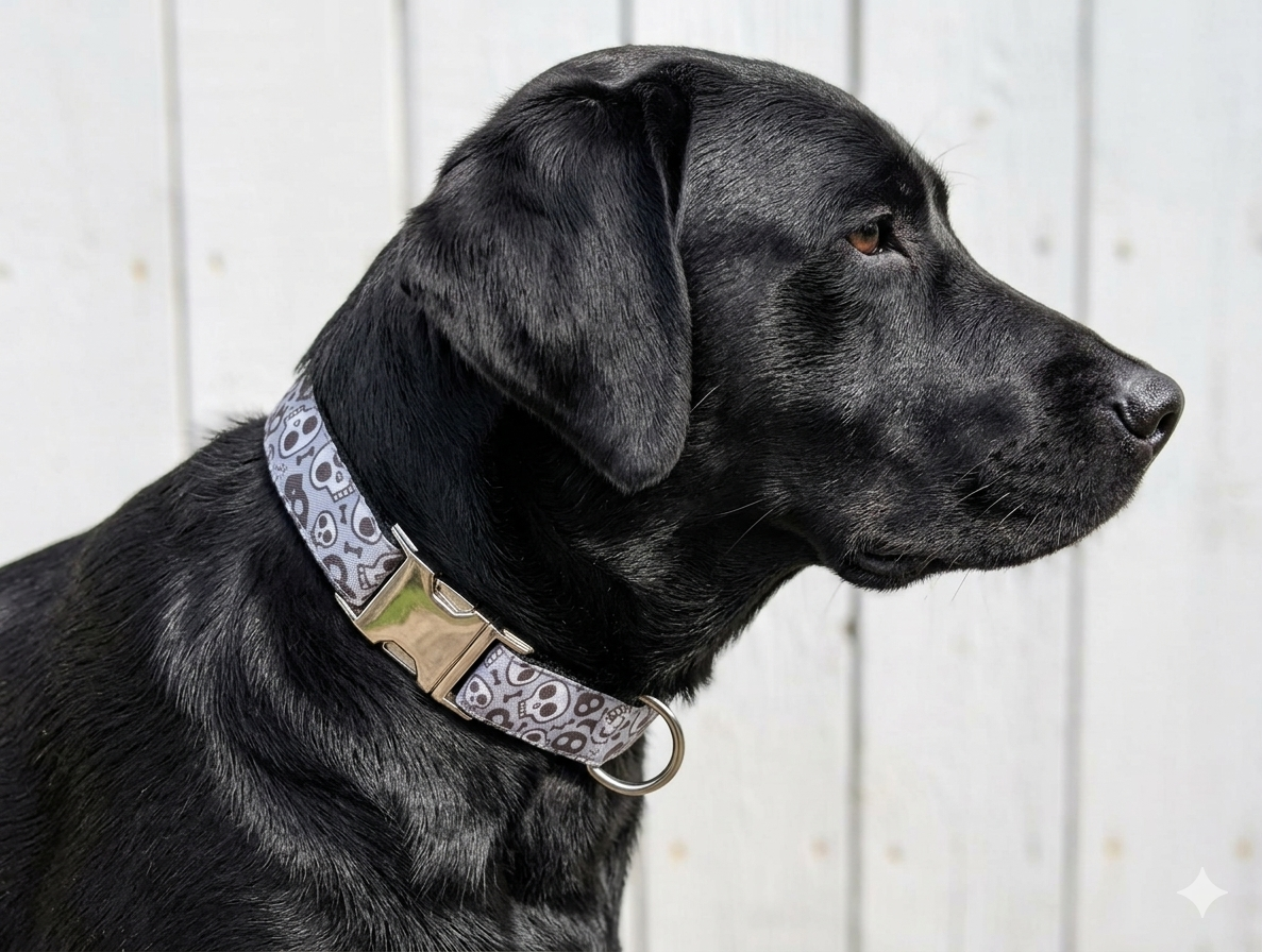 Skulls Dog Collar