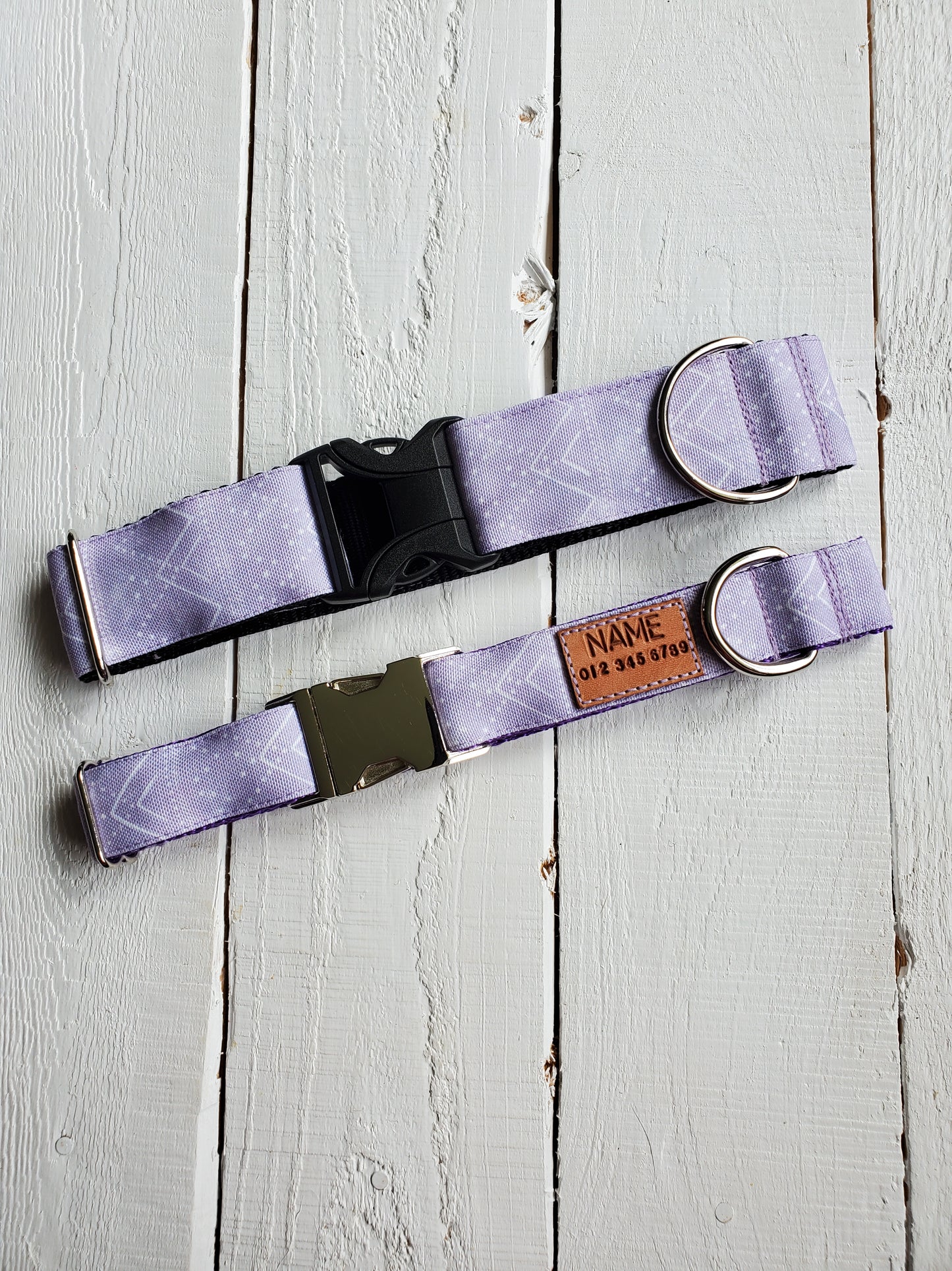 Purple Geo collar