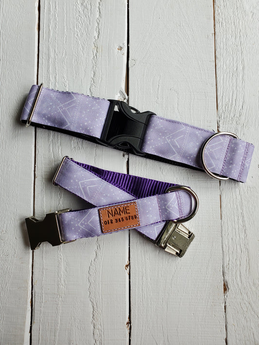 Purple Geo collar