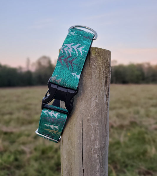 Green Forest Dog Collar