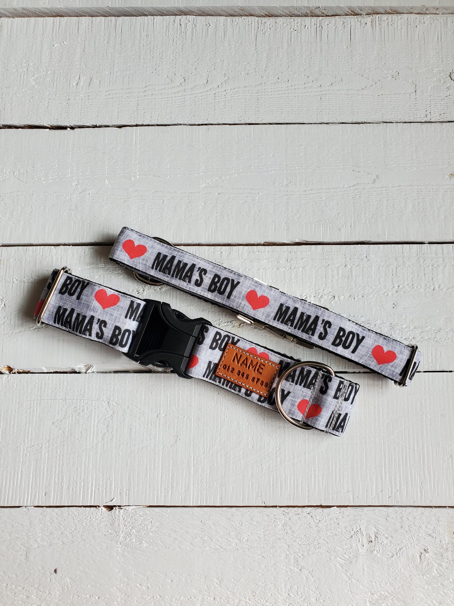 Mama's Boy dog collar