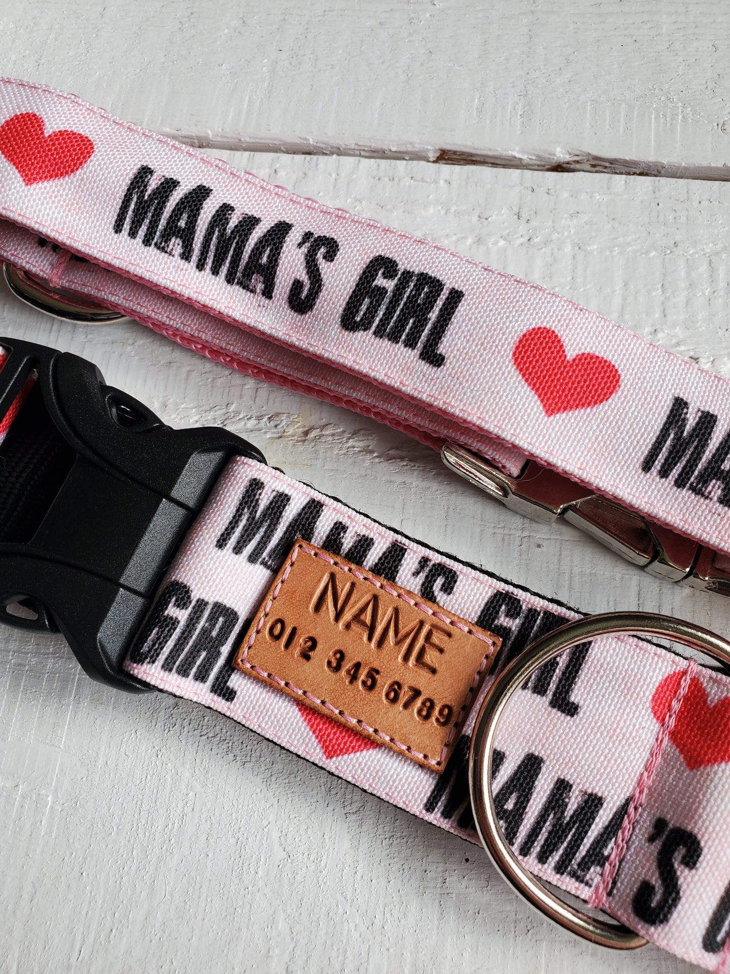 Mama's Girl dog collar