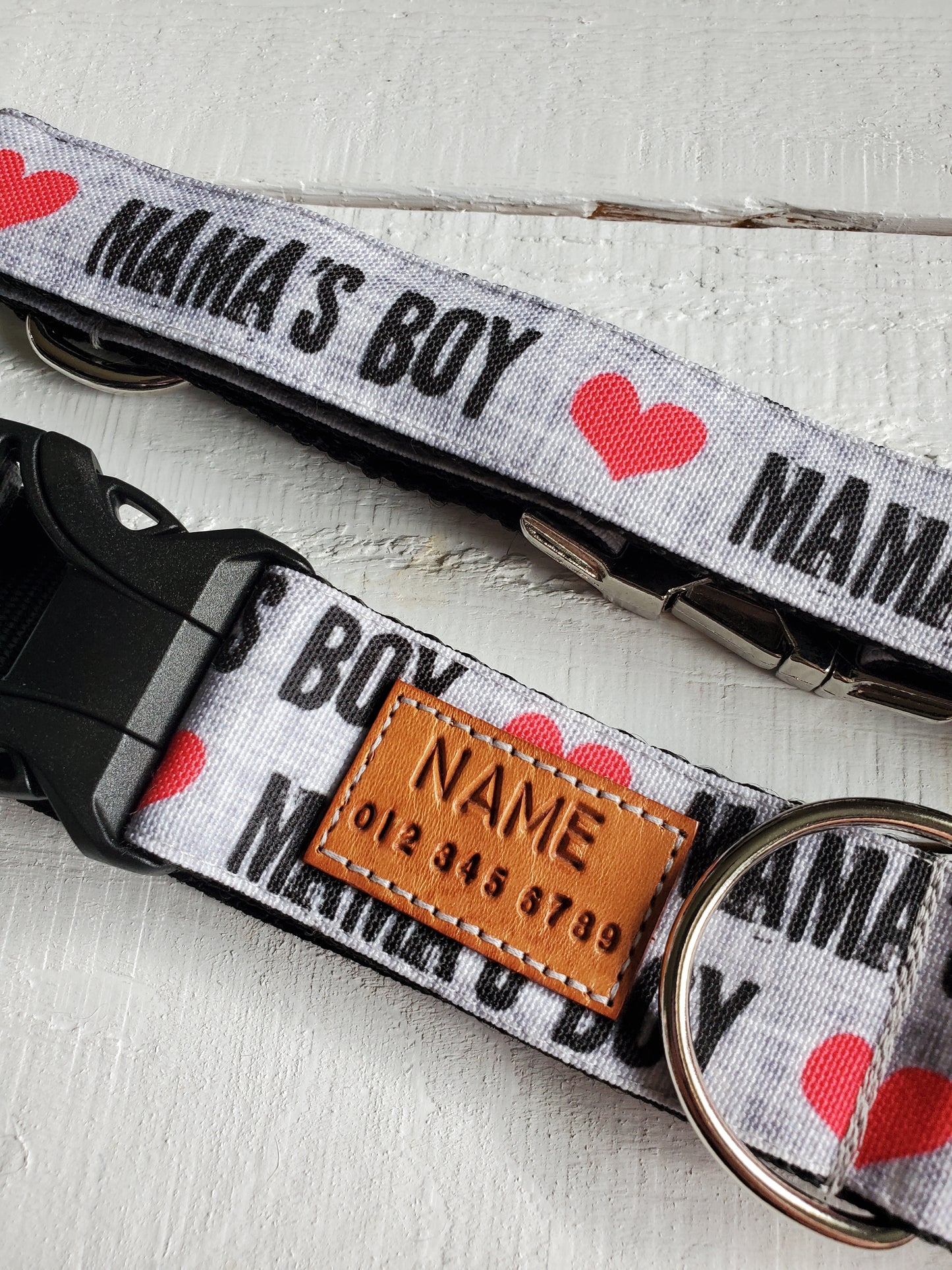 Mama's Boy dog collar