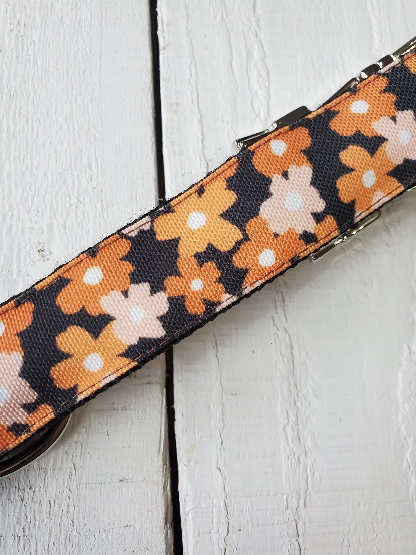 Neutral Floral dog collar