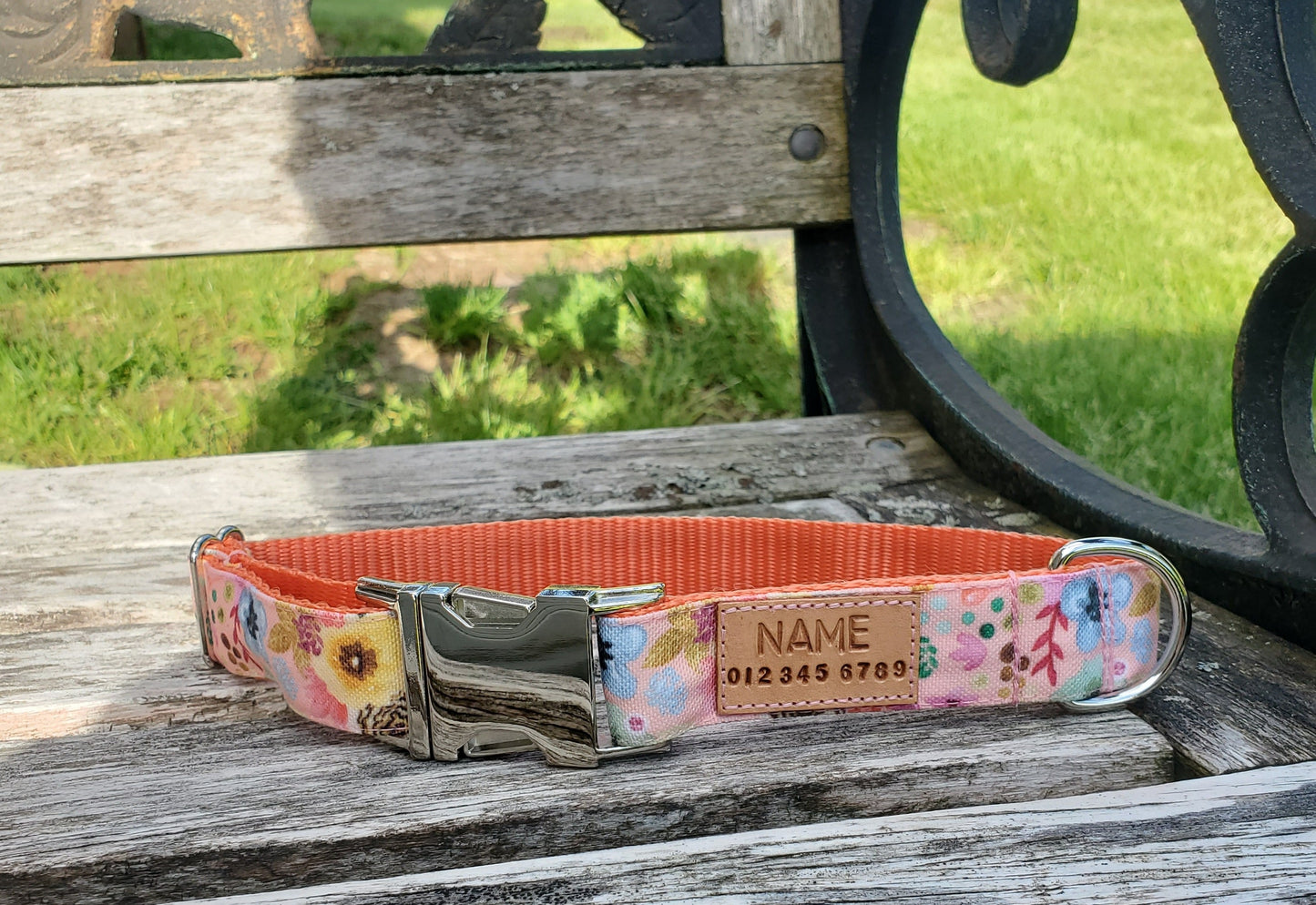 Summer Wildflowers dog collar