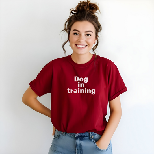 Pre-order - Dog in training tshirt