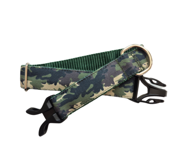 Green Camo Dog Collar