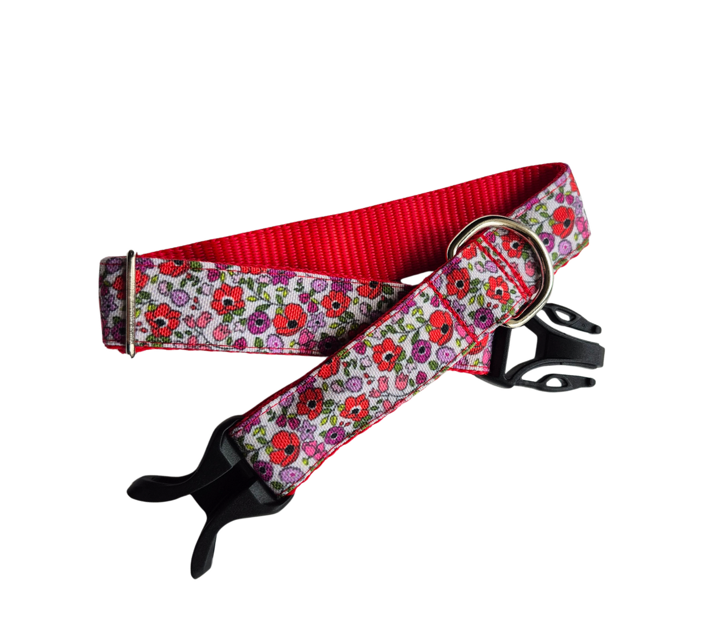 Poppies Dog Collar