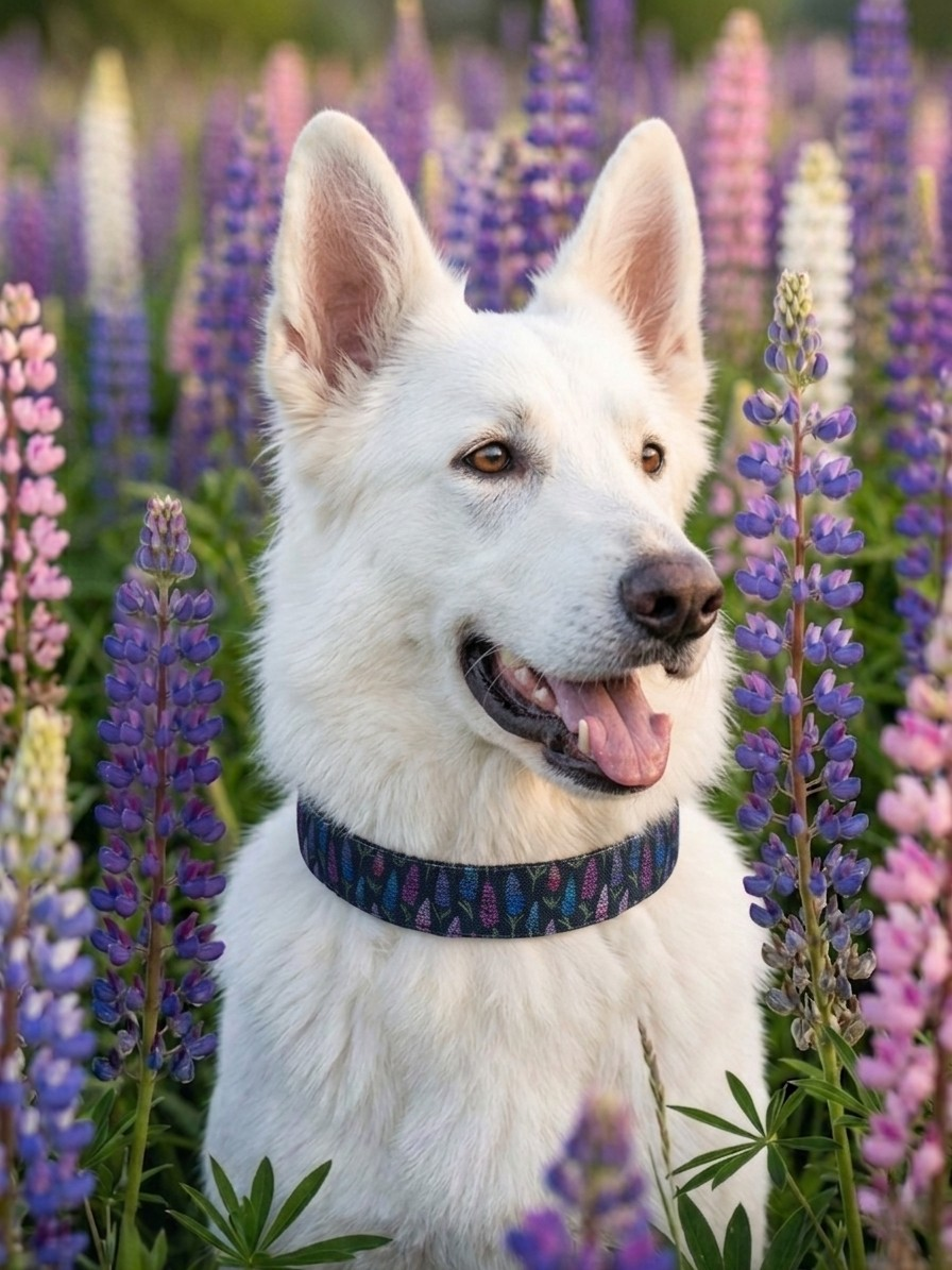 Dark Lupins Dog Collar