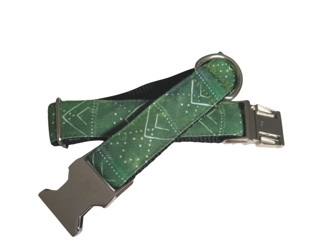 Green Celestial Dog Collar