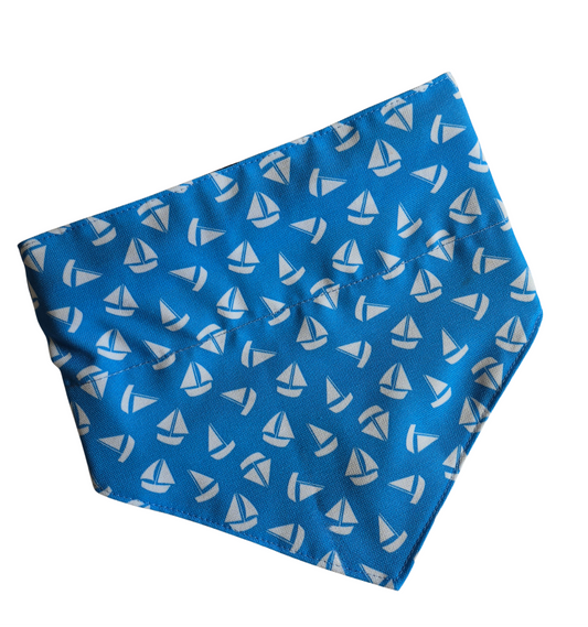 Sailboats Slip-On Bandana