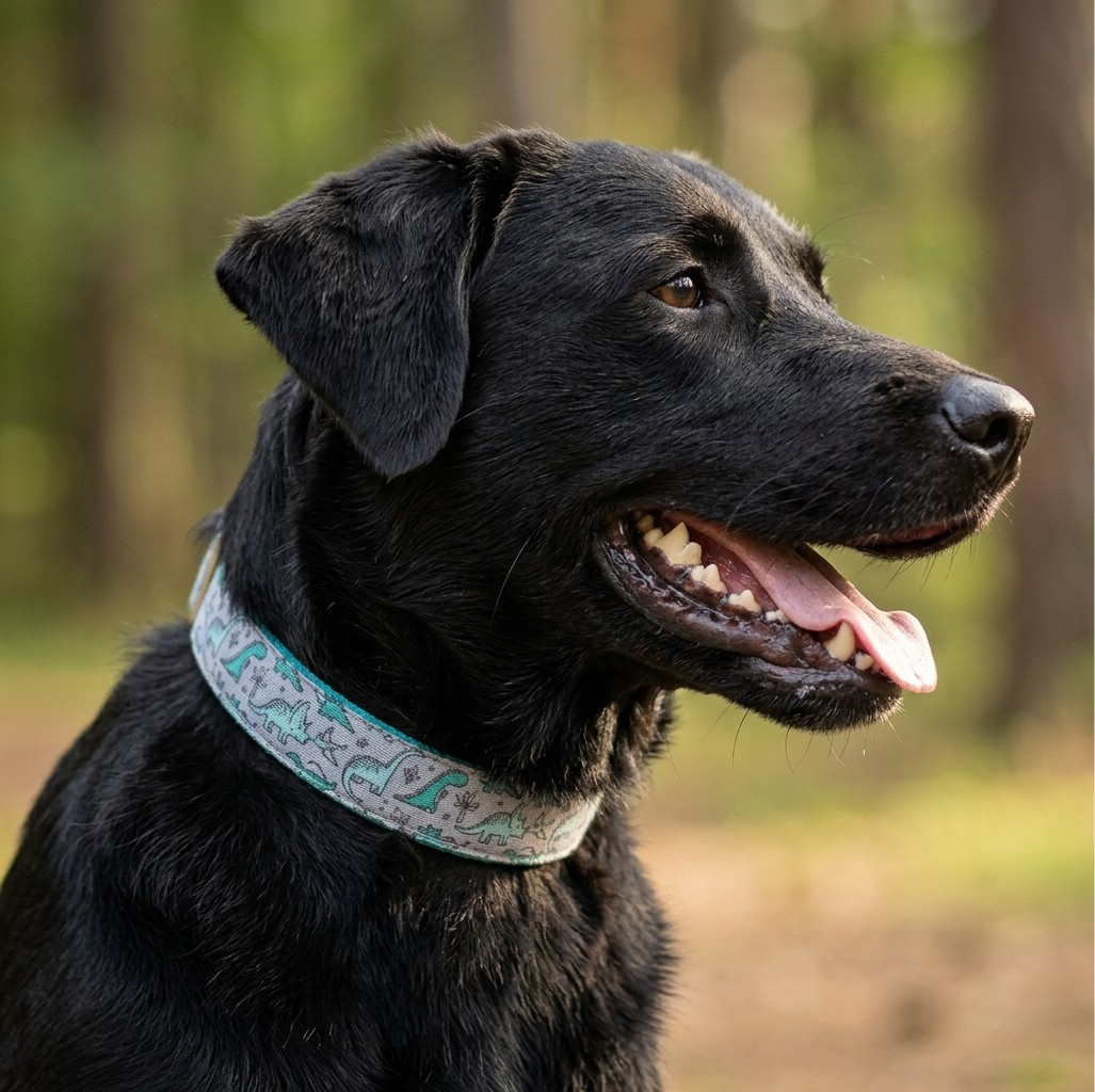 Dinosaurs Dog Collar