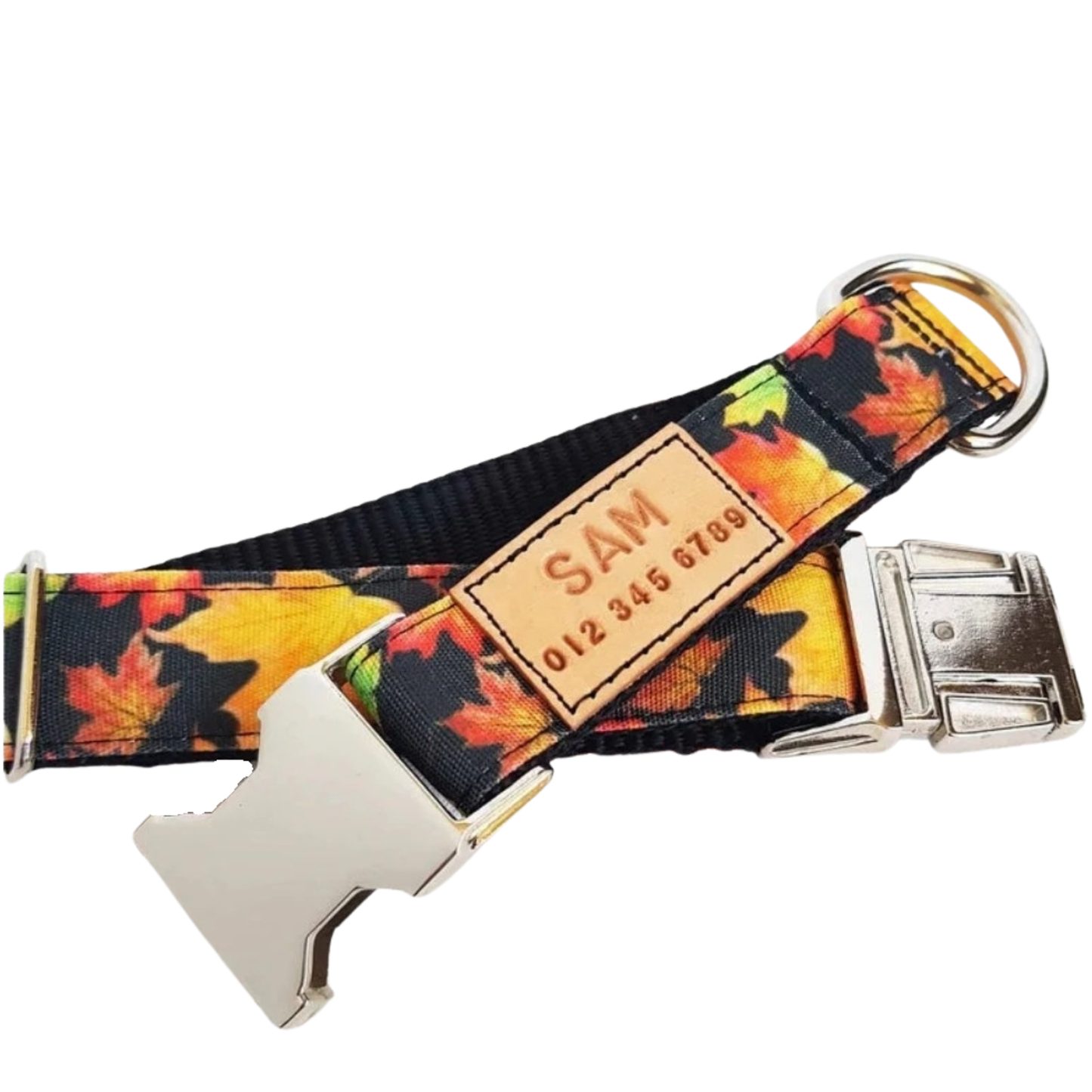 Maple Leaf Dog Collar