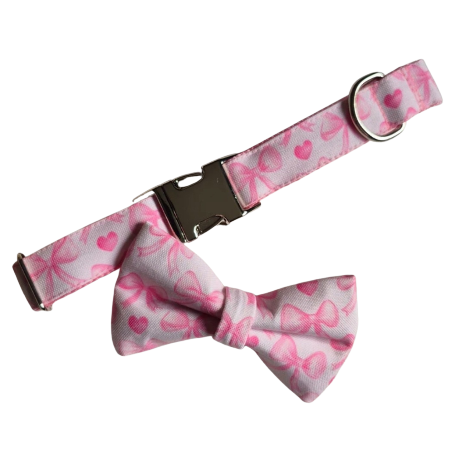 Pink Bows Over-the-collar Bowtie