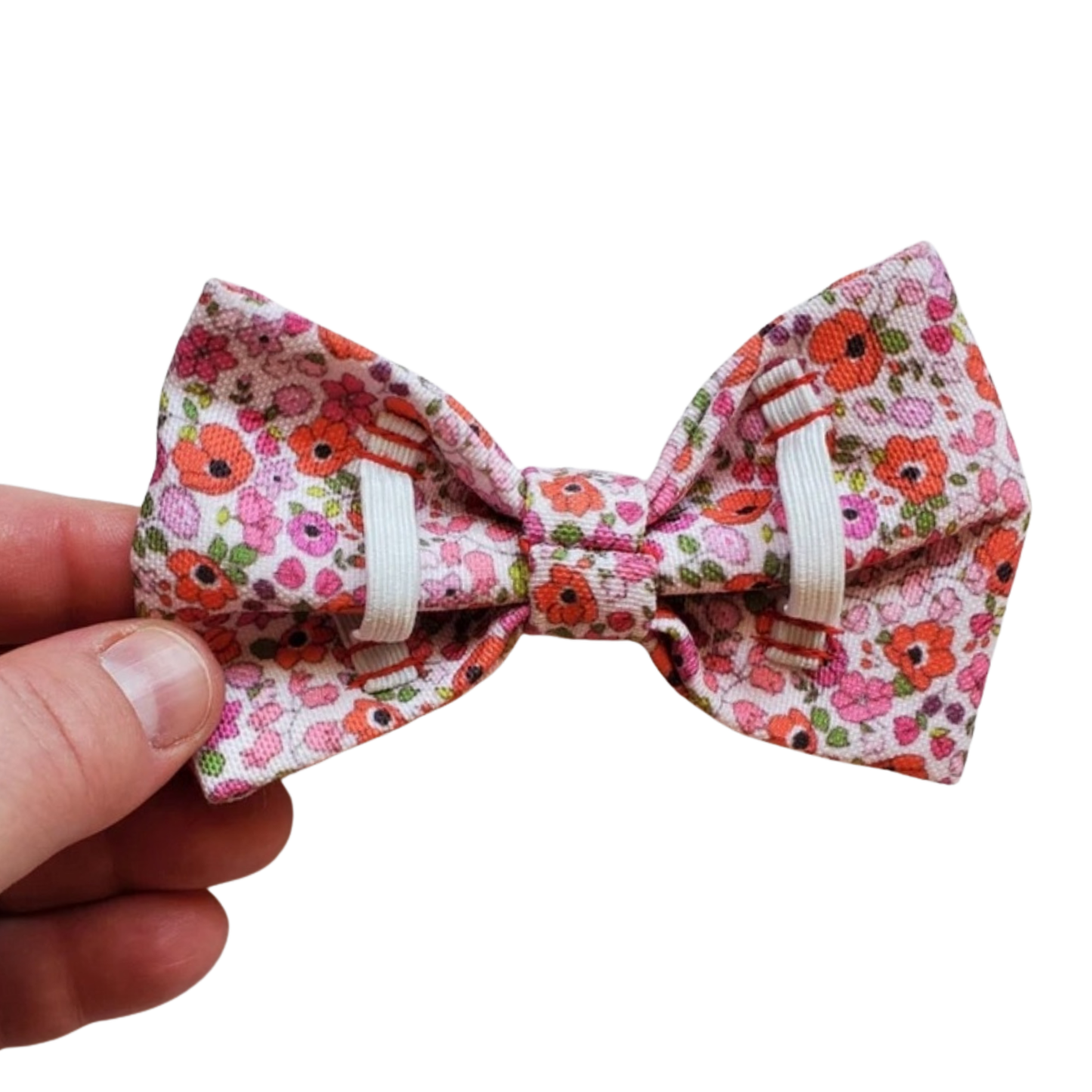 Poppies Over-the-collar Bowtie