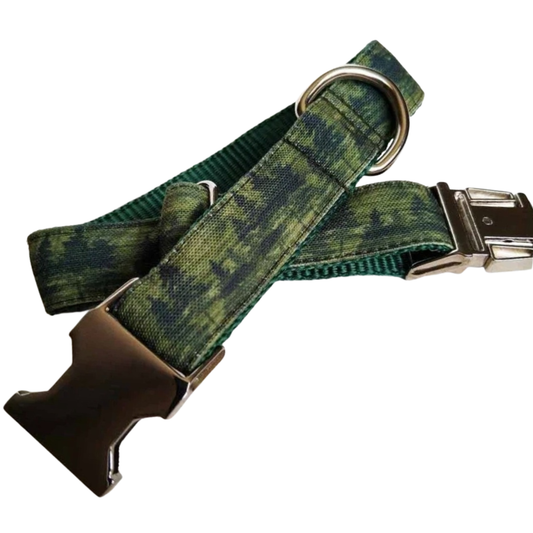 Green Forest Mist Dog Collar