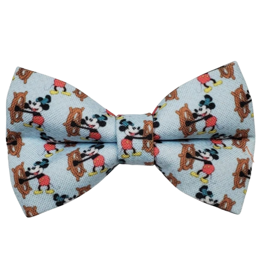 Steamboat Mickey Mouse Over-the-collar Bowtie